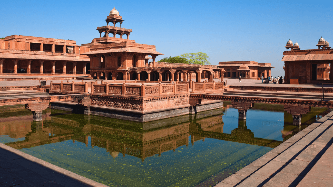 Fatehpur Sikri UNESCO World Heritage site near Agra visited during a Golden Triangle shore excursion in India