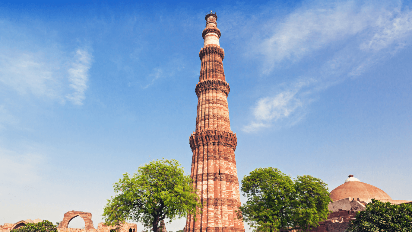 Qutub Minar Delhi UNESCO World Heritage site visited during a cultural shore excursion in India