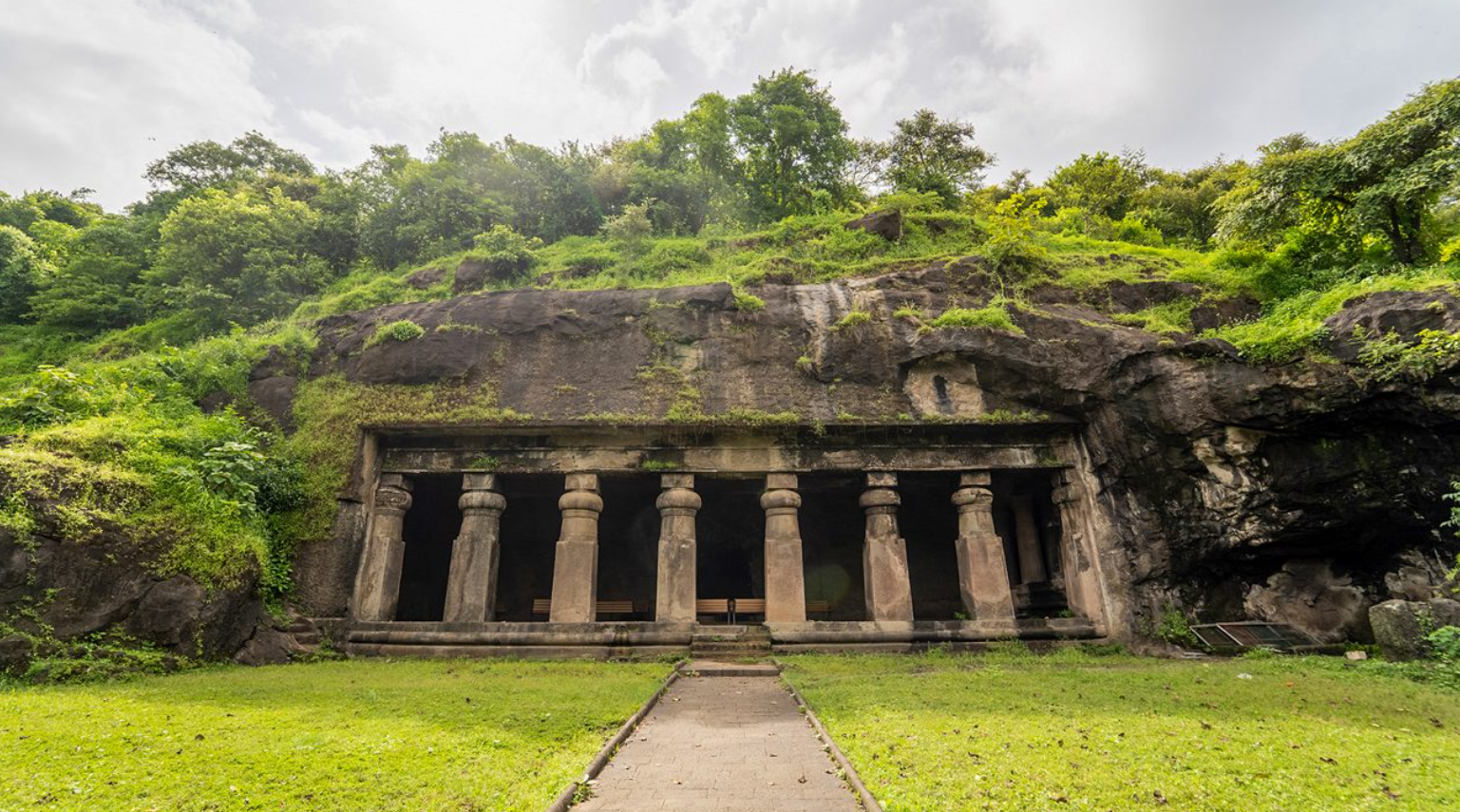 Elephanta Caves View